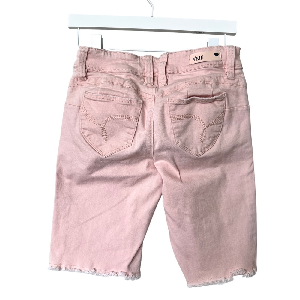 YMI Light Pink Women’s Bermuda Shorts - Picture 3 of 6